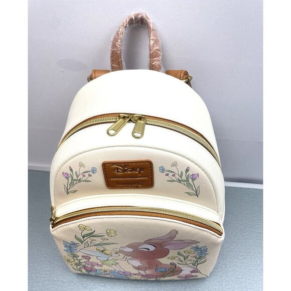 LOUNGEFLY DISNEY TINKER BELL & BUNNY MINI BACKPACK NWT - Picture 13 of 15